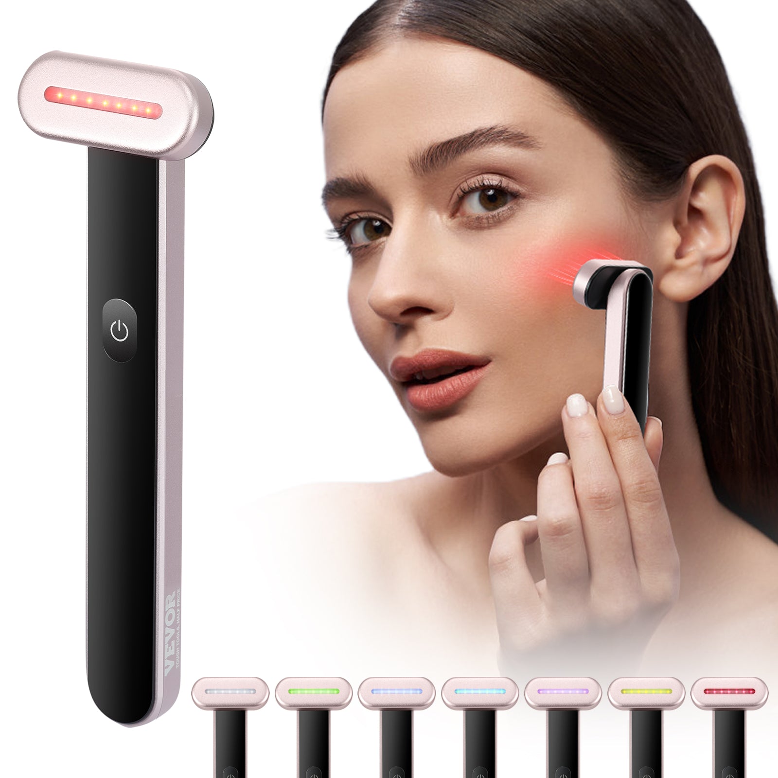 The Revellé Glow Wand™ — 3-in-1 Facial Sculpting & Light Therapy Device
